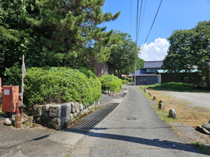 岩美郡岩美町白地土地【前面道路含む現地写真】