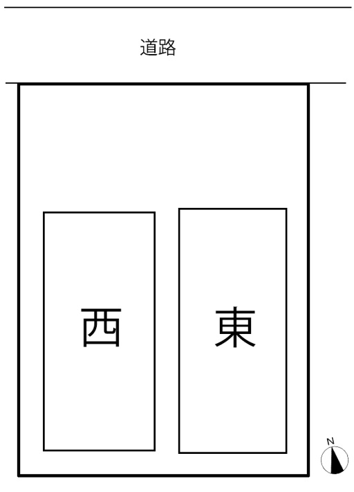 二重堀稲垣倉庫【外観パース】西棟です