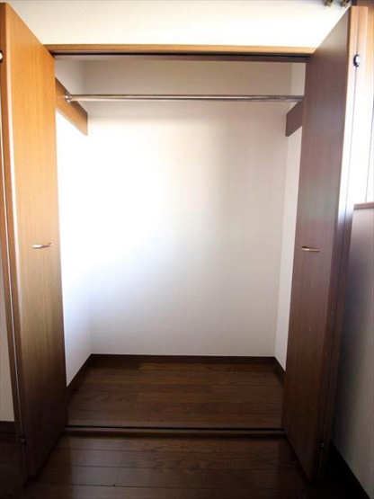 たくさん収納できるクローゼット
