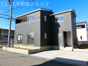 上越市五智１丁目の新築一戸建【外観】完成しました♪みなさまからのご内見希望お待ちしております！