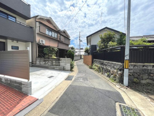 右京区西京極東衣手町【前面道路含む現地写真】