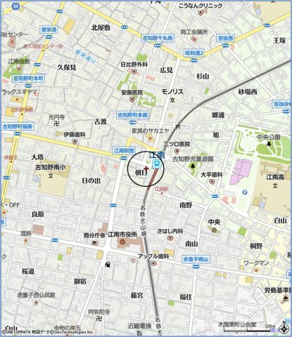 ナガタニビル【地図】