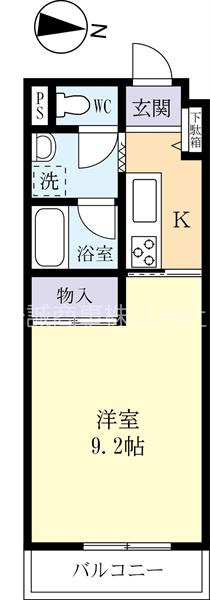 9帖オーバーの洋室です