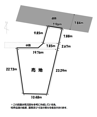 鳥塚町売地【間取り】