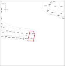 米原市磯の売地【区画図】