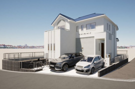 横浜市旭区上白根２丁目の新築一戸建の画像