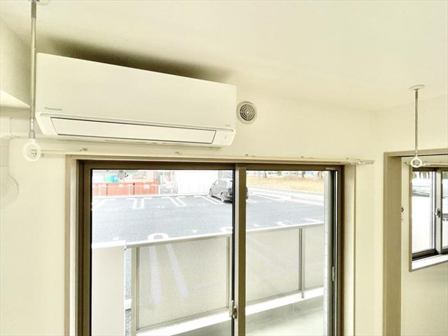 室内物干し掛けられます