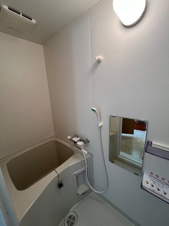 田園コーポ【浴室】シングルレバーで温度調整もラクラク！