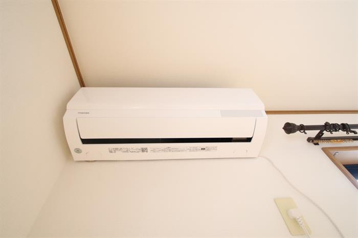 新品のエアコン付き