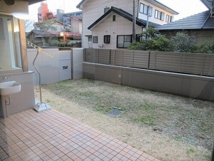 サーパス南城内【その他】庭※前回募集時の写真２０２２年１月撮影