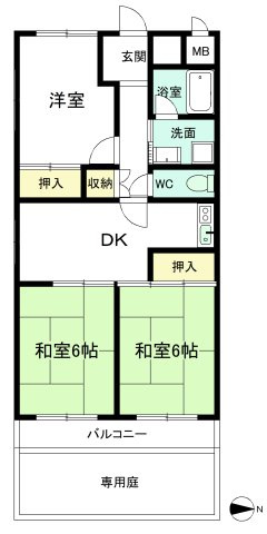 寿々やマンション北外山【間取り】