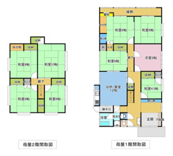鳥取市布勢中古戸建て【間取り】