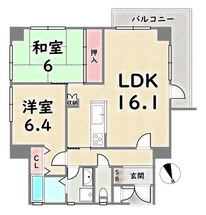 グレース嵐山【間取り】