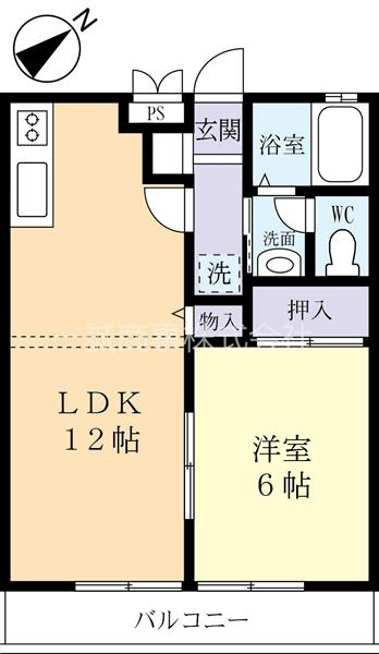 人気の1LDK！リビングも10帖以上で広々です！