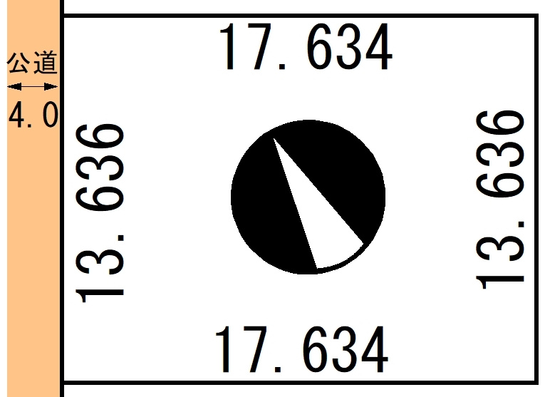 愛国東2丁目39-74売地【間取り】