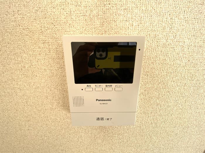 TVモニターホン付きで安心
