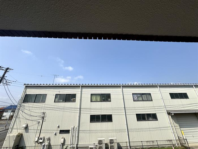 日当たり良好なバルコニー