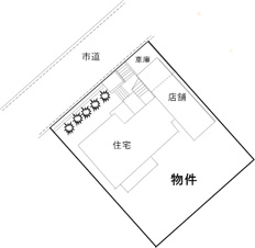 西松園二丁目売地【間取り】