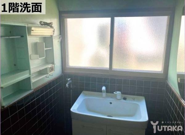 若草町3-28売家【洗面所】