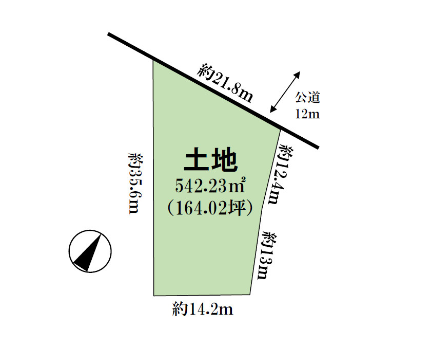 清須市春日郷裏　土地【間取り】図面と現況が相違する場合、現況を優先とします