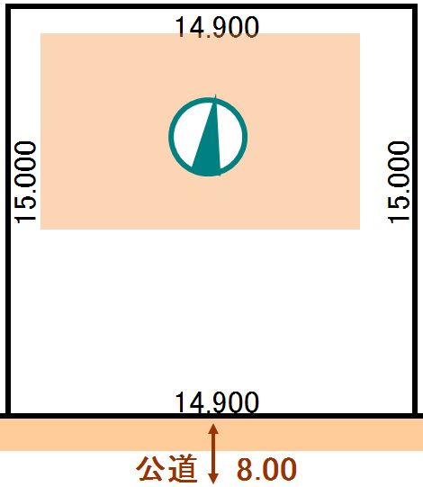 武佐2丁目4-740売地【間取り】