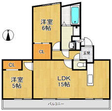 八幡マンション【間取り】