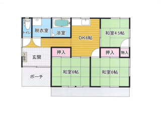 盛岡市黒石野１丁目の一戸建て【間取り】