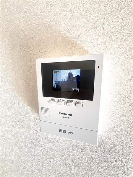 TVモニター付きで突然の来客も安心