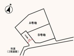 上後藤１丁目分譲地（全２区画）【間取り】