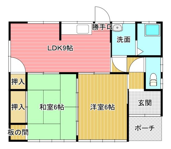 佐賀市鬼丸町の一戸建て【間取り】