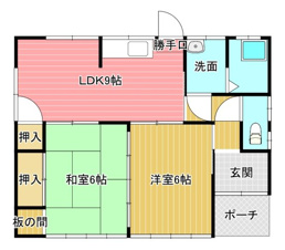 佐賀市鬼丸町の一戸建て【間取り】