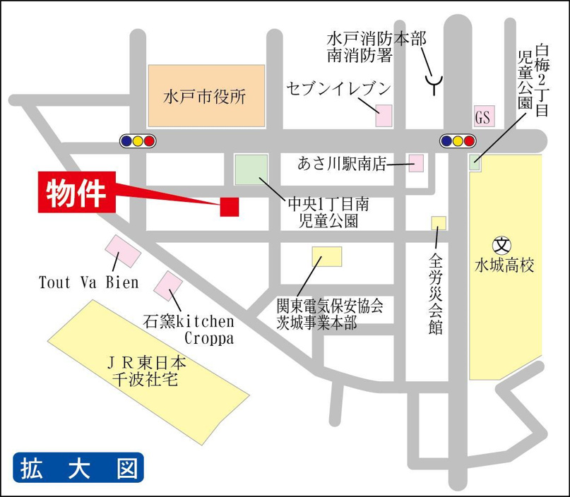 水戸駅まで徒歩10分！コンビニまで徒歩4分！