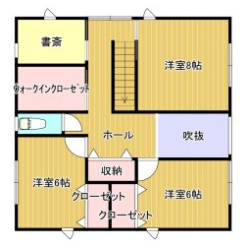鳥取市江津中古戸建て【間取り】