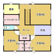 鳥取市江津中古戸建て【間取り】