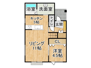西２条南３７丁目（西）【間取り】