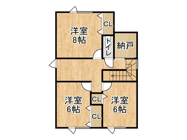 西２条南３７丁目（西）【間取り】