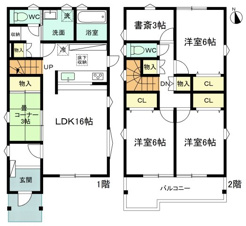 小牧市小木５丁目中古戸建【間取り】