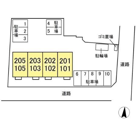 メゾン・ド・ティアラ【区画図】