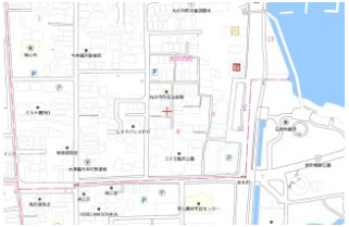 大津市丸の内町の売地【地図】