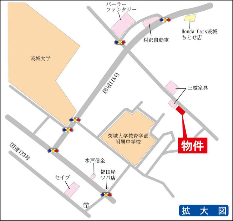 現地地図です