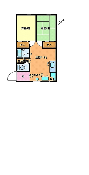 コーポ内藤【間取り】