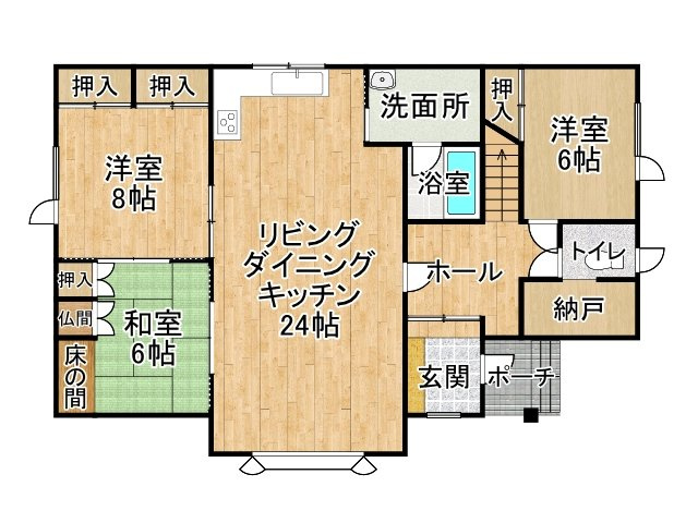 西１６条南３０丁目（２階建）【間取り】