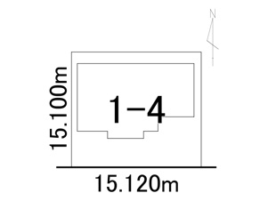 西１６条南３０丁目（２階建）【土地図】