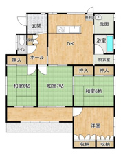 盛岡市松園２丁目の中古一戸建【間取り】