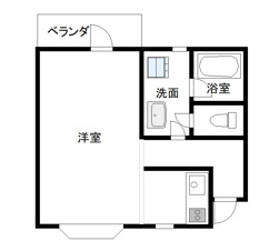 横山マンションⅡ【間取り】