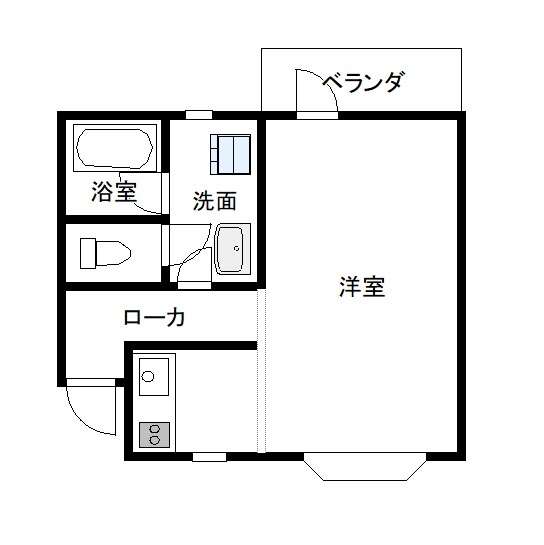 横山マンションⅡ【間取り】