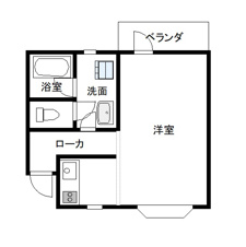 横山マンションⅡ【間取り】