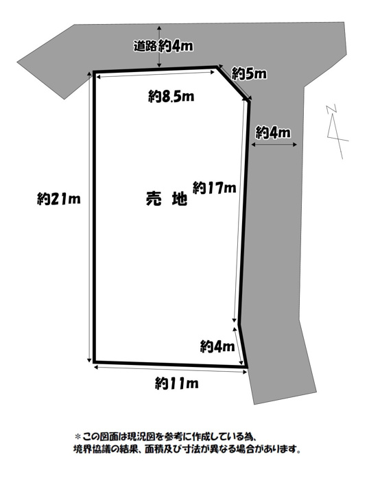 松浦町売地【間取り】