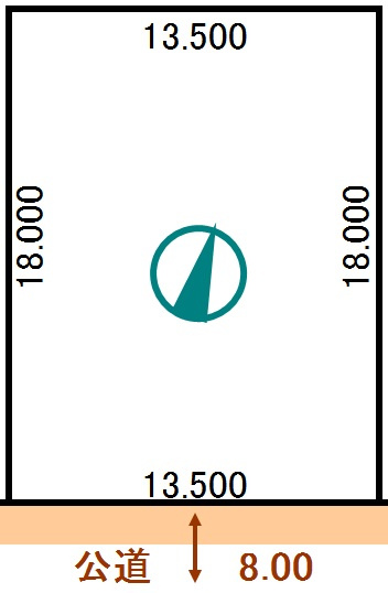 大楽毛西2丁目184-201売地【間取り】