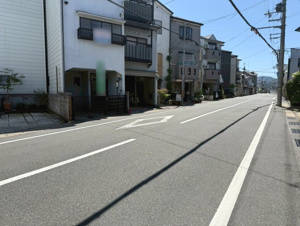 右京区太秦和泉式部町【前面道路含む現地写真】